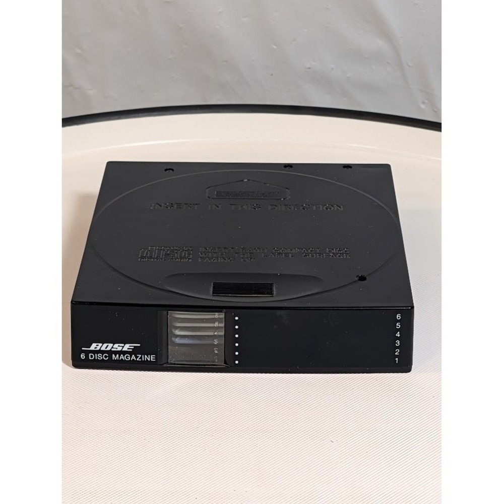 Bose 6‎ Disc CD Magazine Cartridge Black Excellent Multi-Disc Changer Accessory